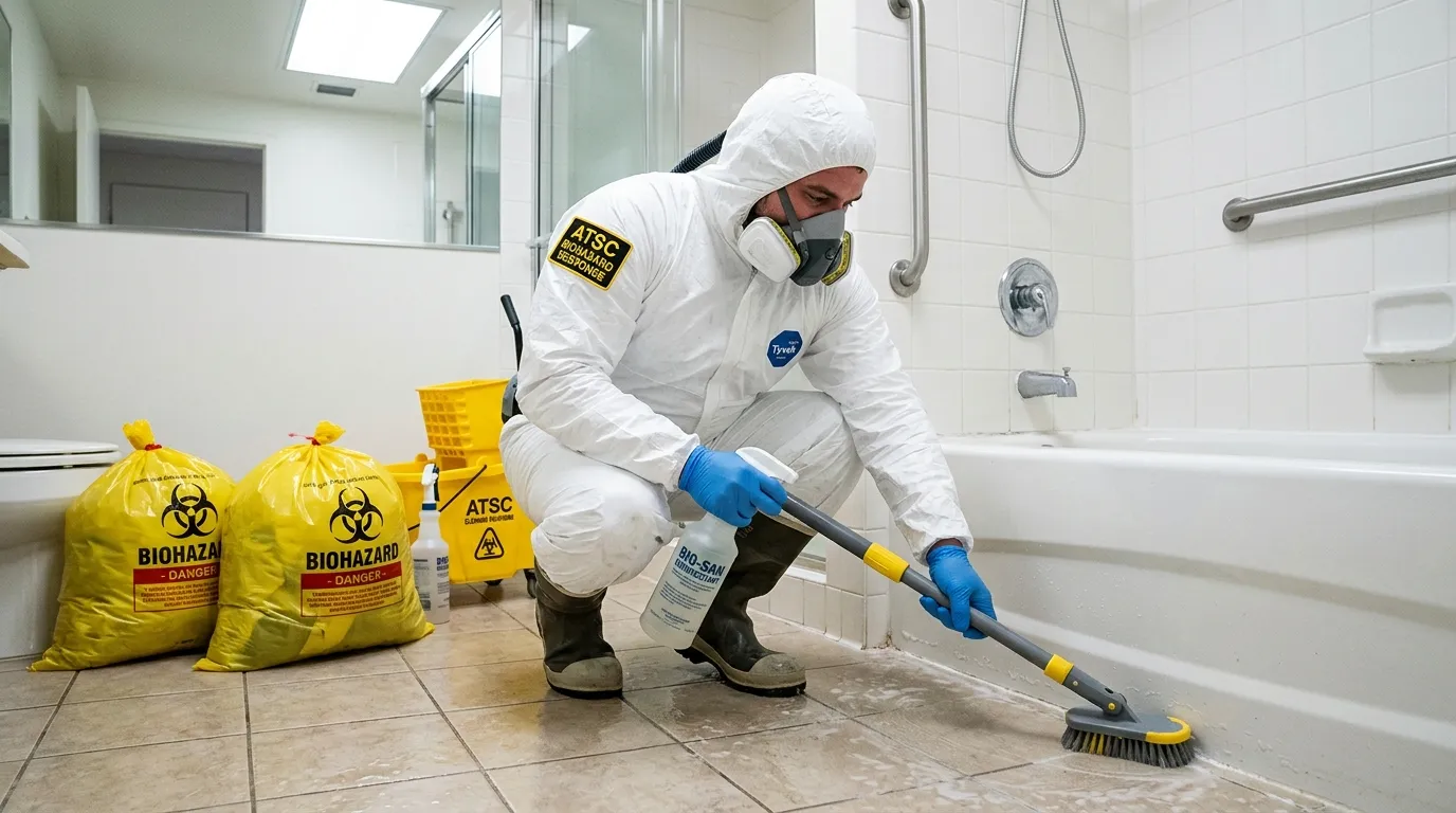 Decontamination equipment deployed for Blood Cleanup in North Chicopee